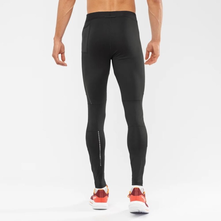 Salomon Cross Men's Running Tights Black | CA 89C47